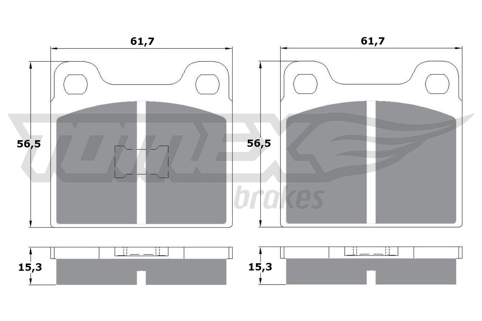 TOMEX Brakes TX 10-16 Sada...